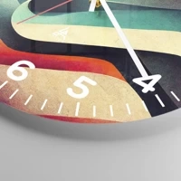 Clock face with numbers