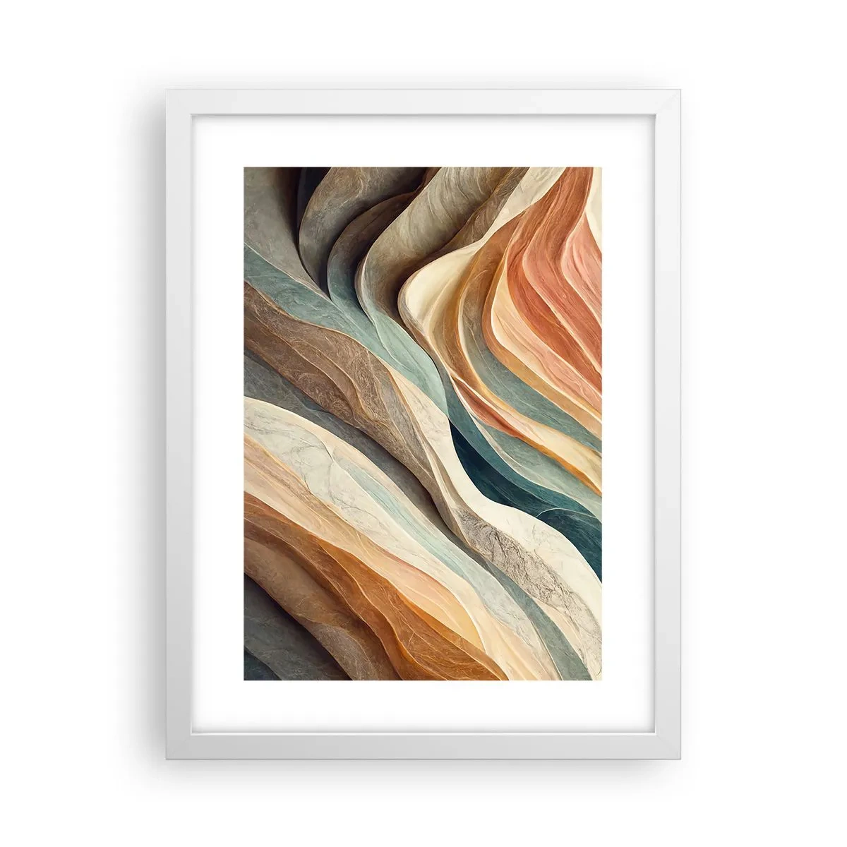 Poster in white frmae - Moment Before Change - 30x40 cm