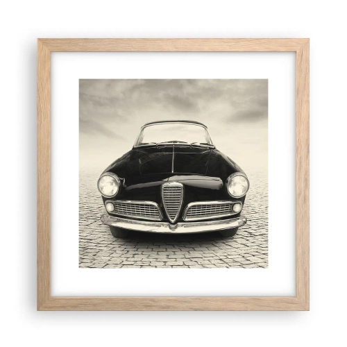 Poster in light oak frame - How Can You not Love Me? - 30x30 cm