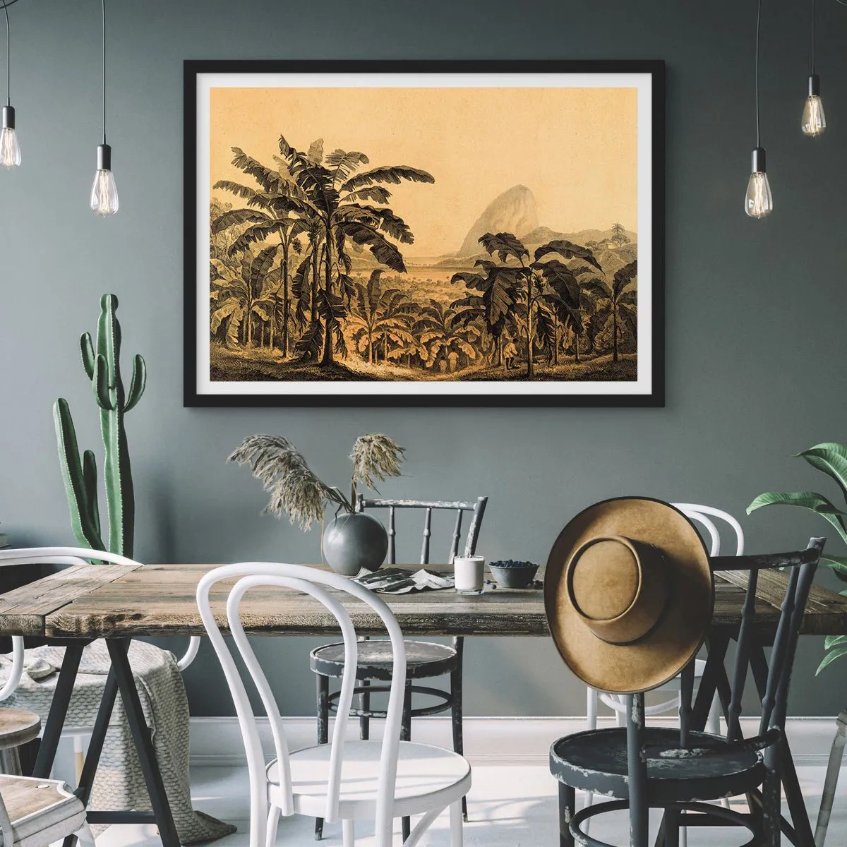 Poster in black frame - In Colonial Character - 40x30 cm