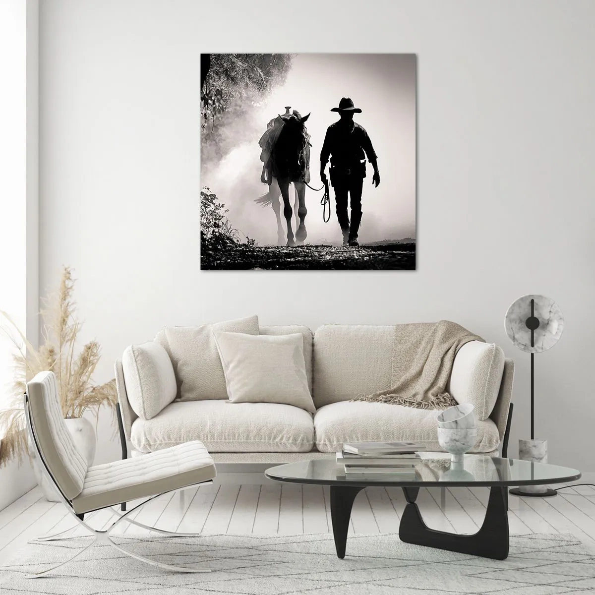 Glass picture - Texan Morning - 50x50 cm