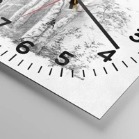 Clock face with numbers