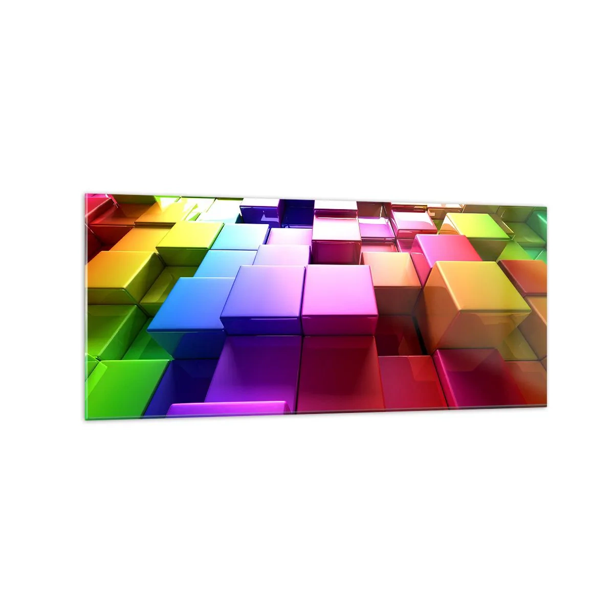 Glass picture - Optical Harmony - 120x50 cm