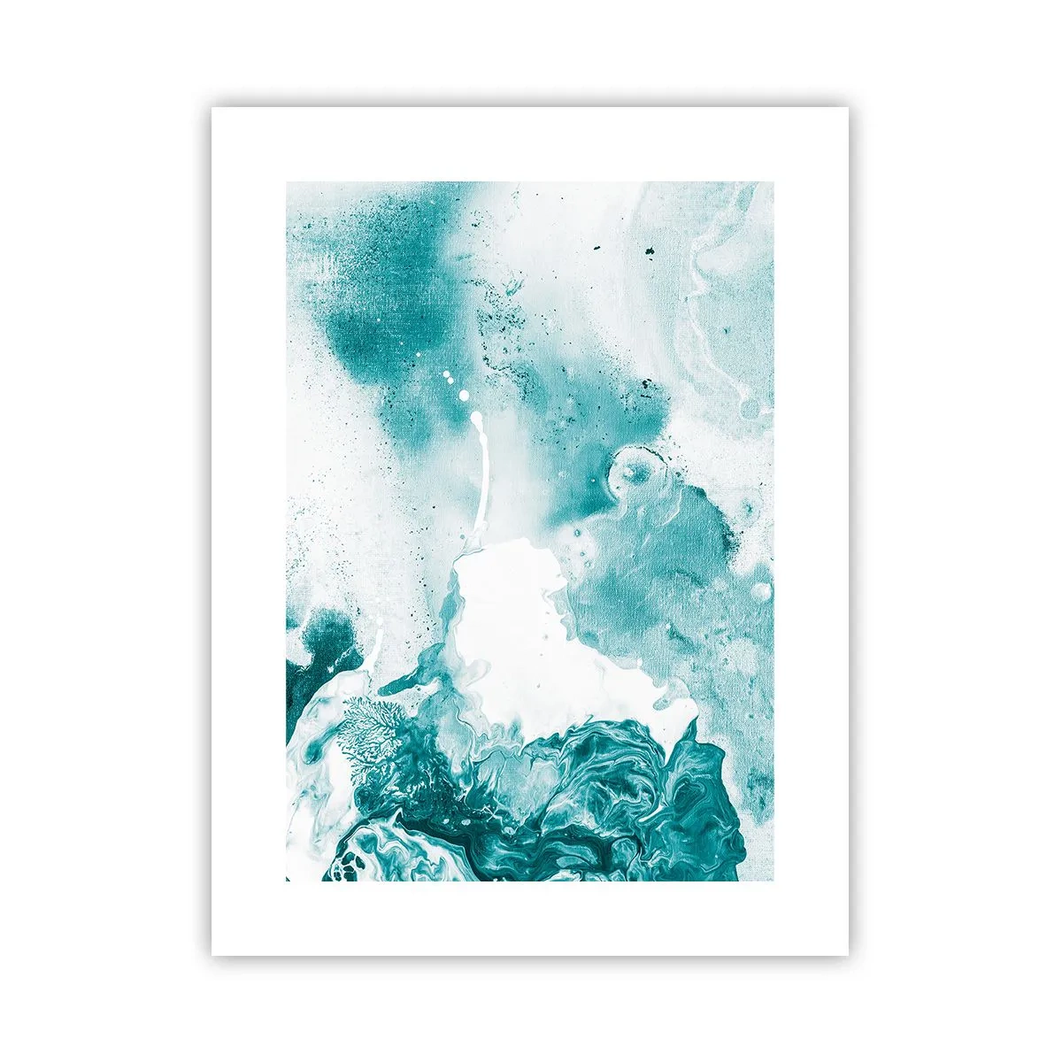 Poster - Lakes of Blue - 30x40 cm