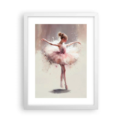Poster in white frmae - Like a Young Bird - 30x40 cm