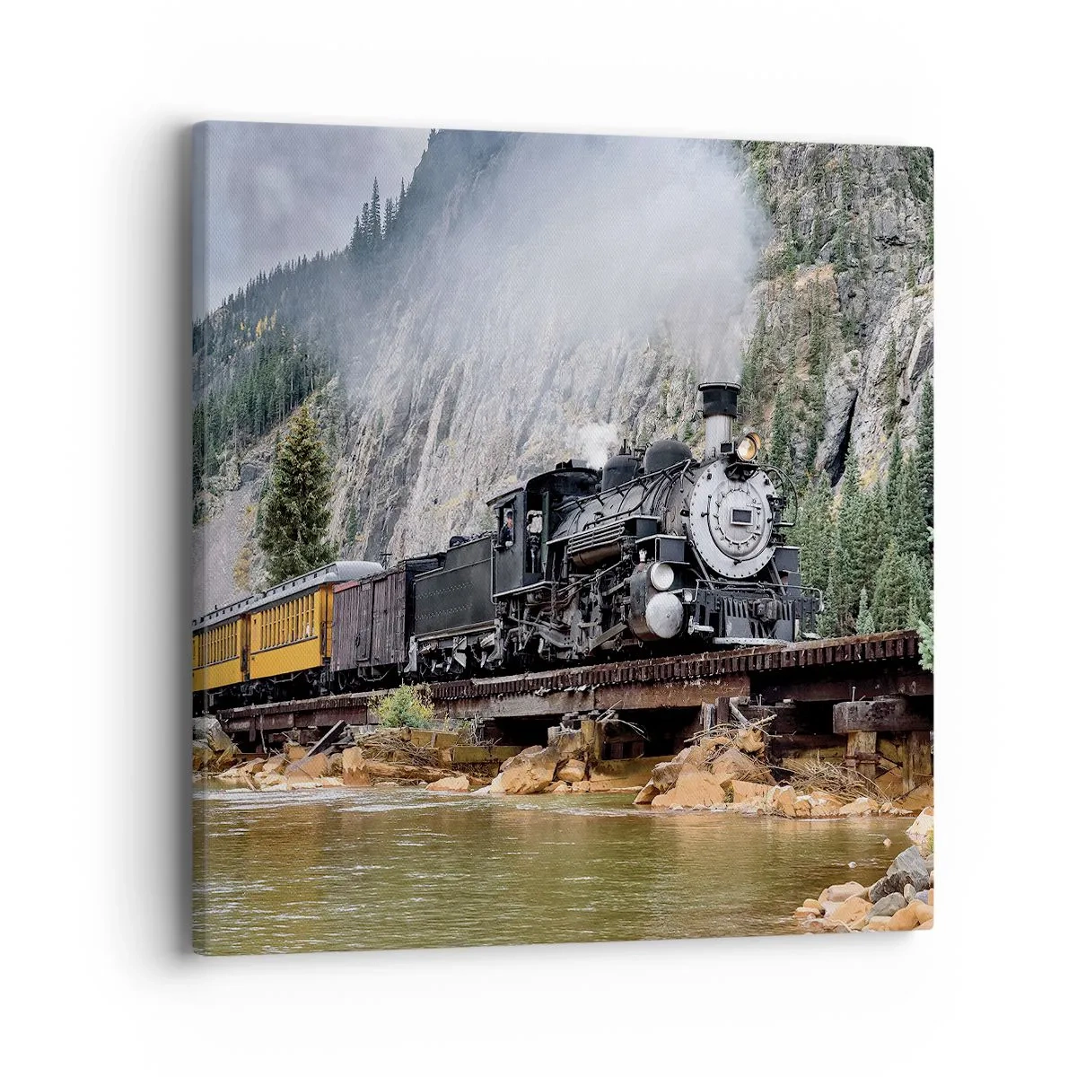 Canvas picture - Where Are You off to? - 40x40 cm