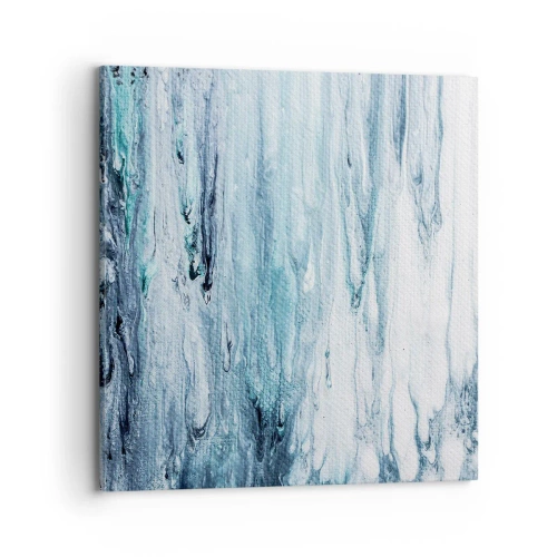 Canvas picture - Blue Icicles - 70x70 cm