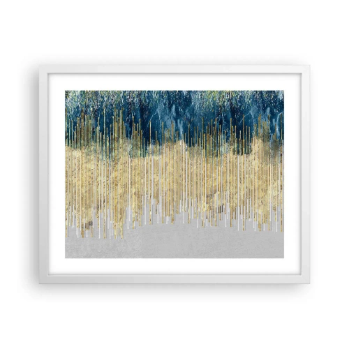 Poster in white frmae - Glided Border - 50x40 cm