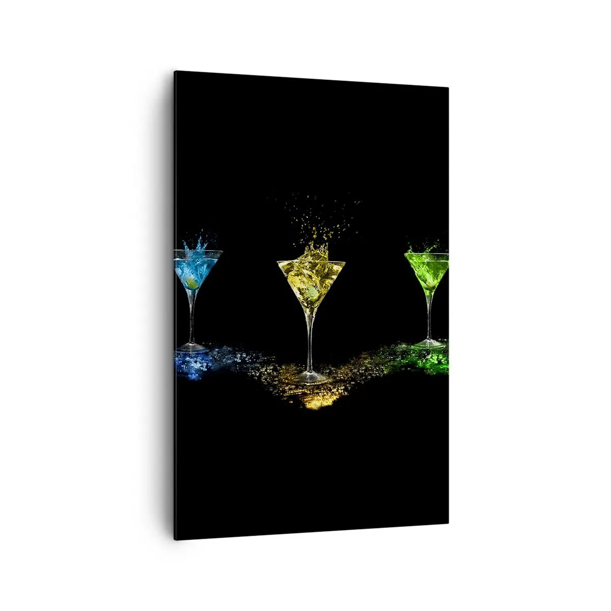 Canvas picture - Colours of Joy in Crystal Glass - 80x120 cm