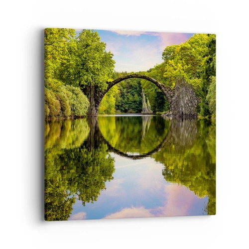 Canvas picture - At the Crossroads of Two Worlds - 40x40 cm