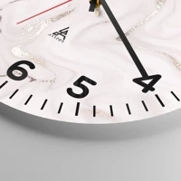 Clock face with numbers