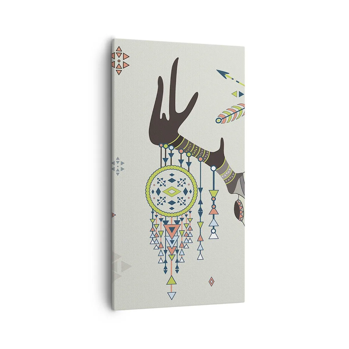 Canvas picture - Trophy of an Indian Hunter - 55x100 cm