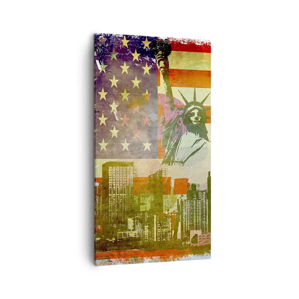 Canvas picture - Viva America! - 45x80 cm