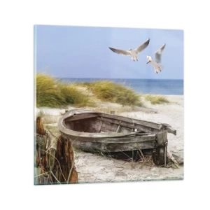 Glass picture - Bathed in the Sun - 70x70 cm