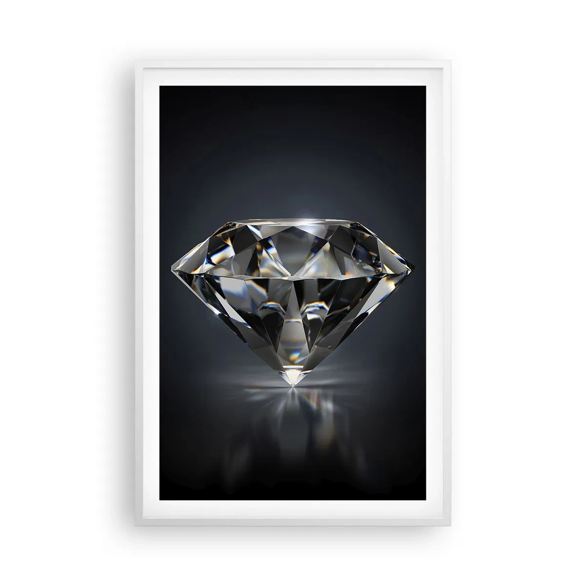 Poster in white frmae - Girls' Best Friend - 61x91 cm