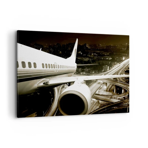 Canvas picture - Flying into the Night - 100x70 cm