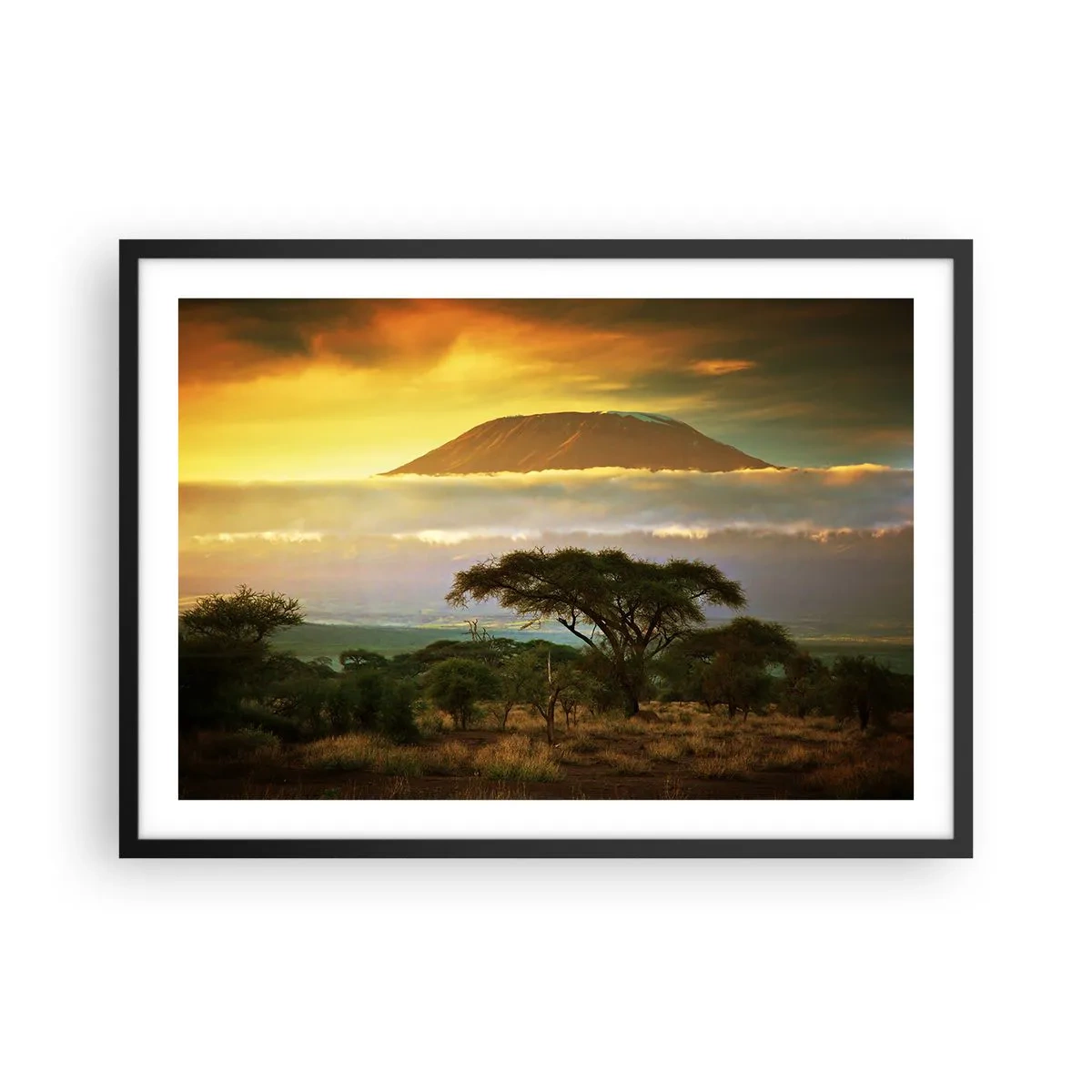 Poster in black frame - Traveller's Dream - 70x50 cm