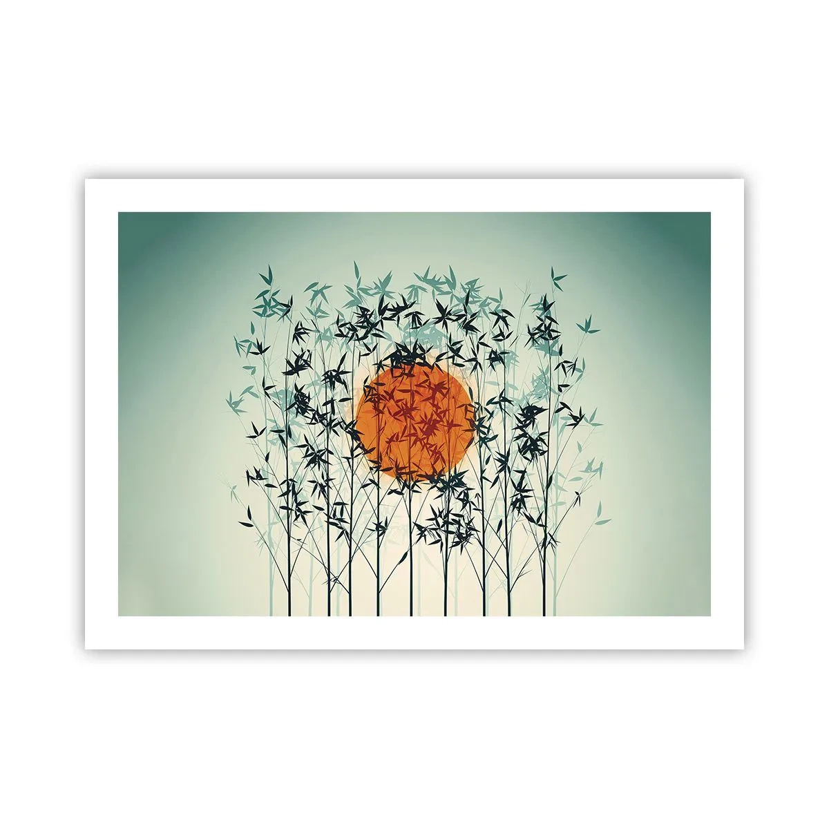Poster - Japanese Sun - 70x50 cm