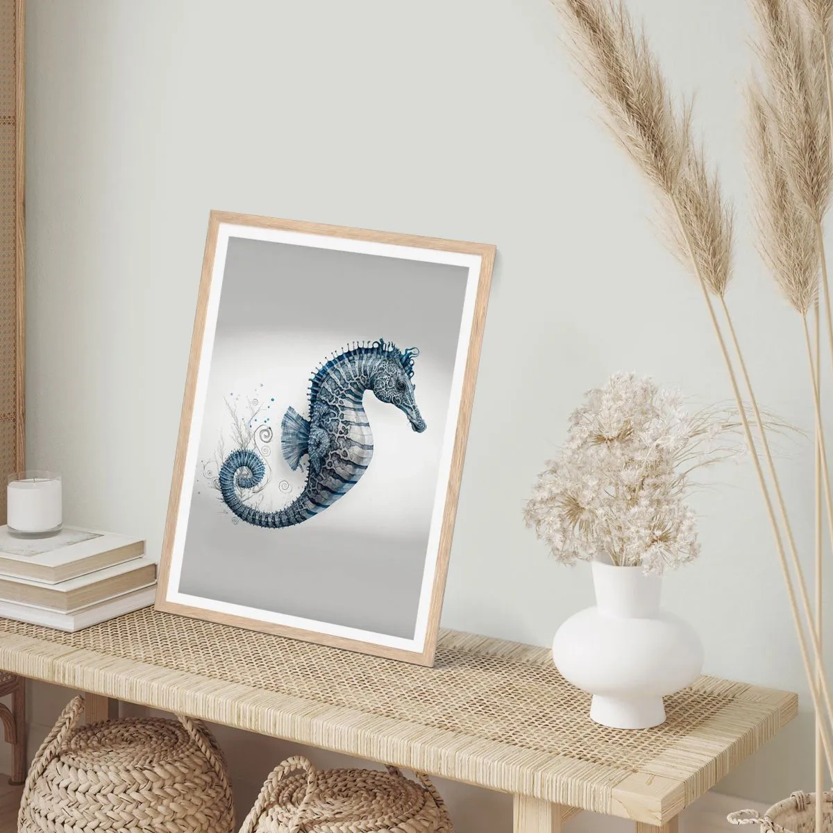 Poster in light oak frame - Subtle Joke of Nature - 30x40 cm