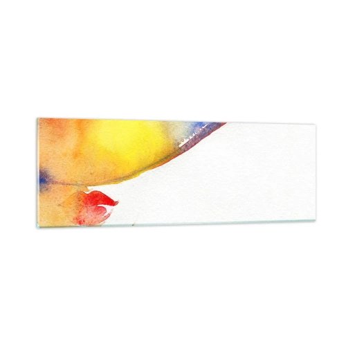 Glass picture - Portrait of a Lady - 90x30 cm