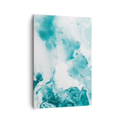 Canvas picture - Lakes of Blue - 70x100 cm