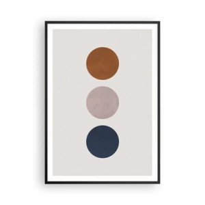 Poster in black frame - Symbol of Perfection - 70x100 cm