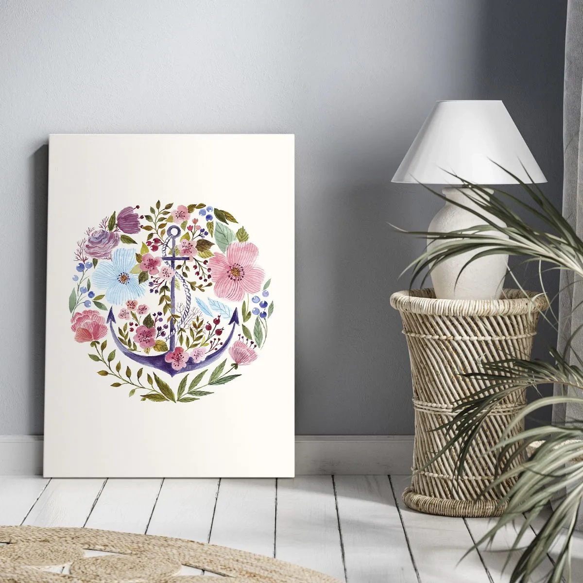 Canvas picture - Good Dream of a Sailor - 45x80 cm