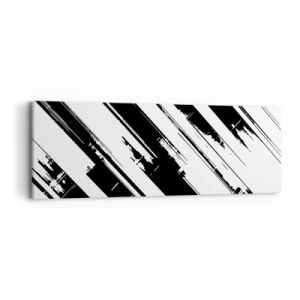Canvas picture - Intensive and Dynamic Composition - 90x30 cm
