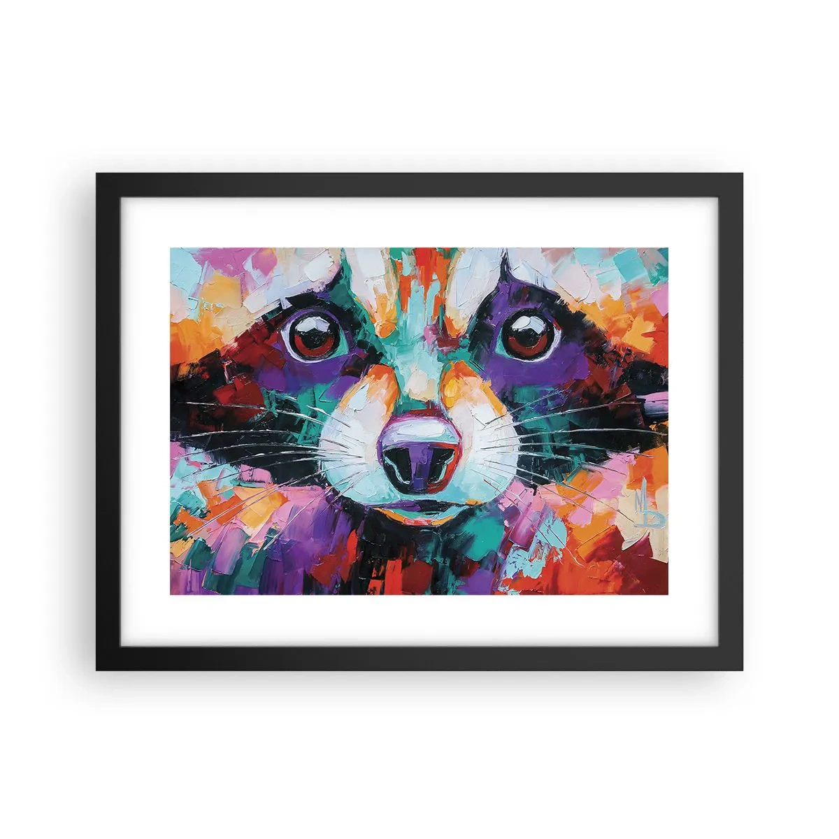 Poster in black frame - Only Good Emotions - 40x30 cm