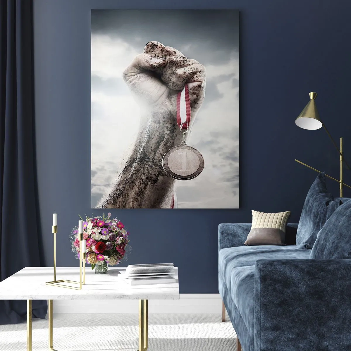 Glass picture - Per Aspera Ad Astra - 50x70 cm