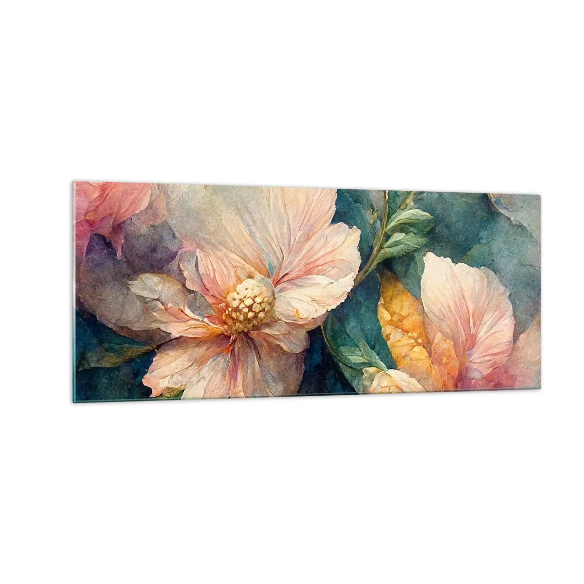 Glass picture - Sheer Subtelty - 100x40 cm