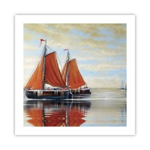 Poster - Ahoy, Sailor, Sail… - 50x50 cm