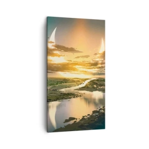 Canvas picture - Somewhere in a Distant Galaxy - 45x80 cm