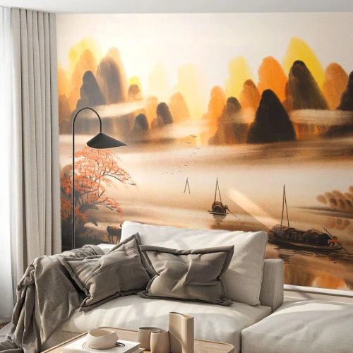 Photo Wallpaper Premium Sand - Further than Far East - China, Landscape, Asia - 100x70 cm