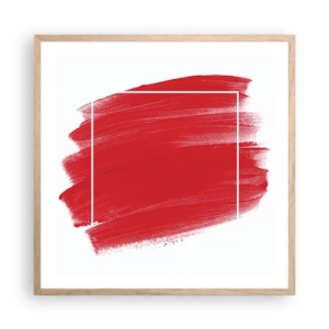 Poster in light oak frame - Without a Frame - 60x60 cm