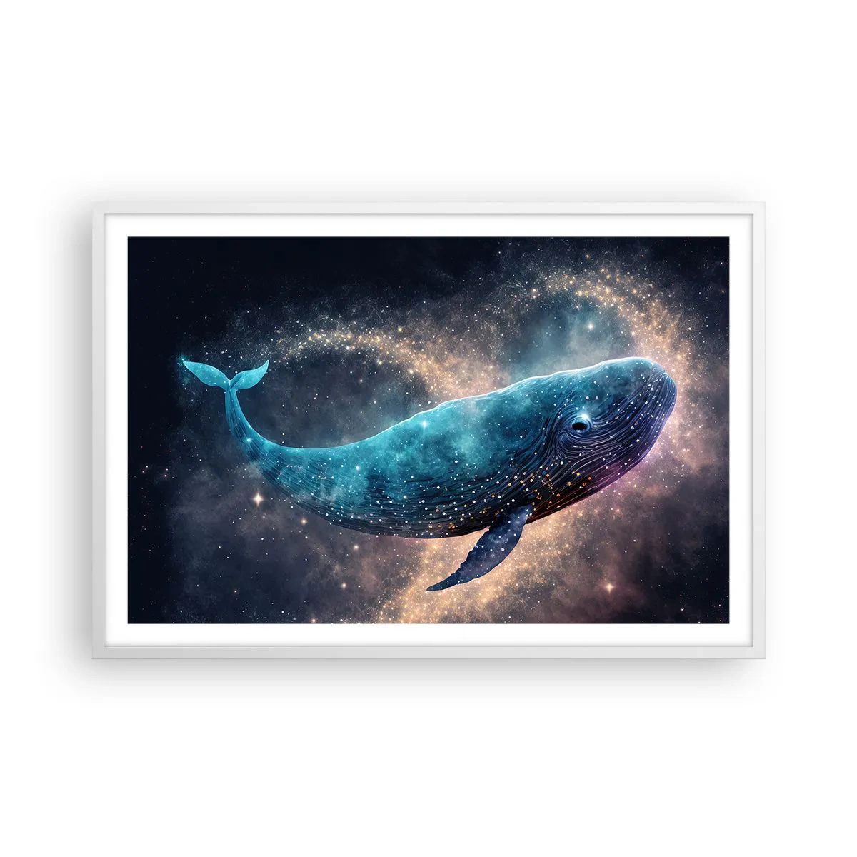 Poster in white frmae - Such World Exists... - 91x61 cm