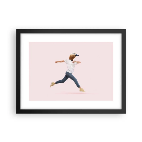 Poster in black frame - Pinch of Absurd - 40x30 cm