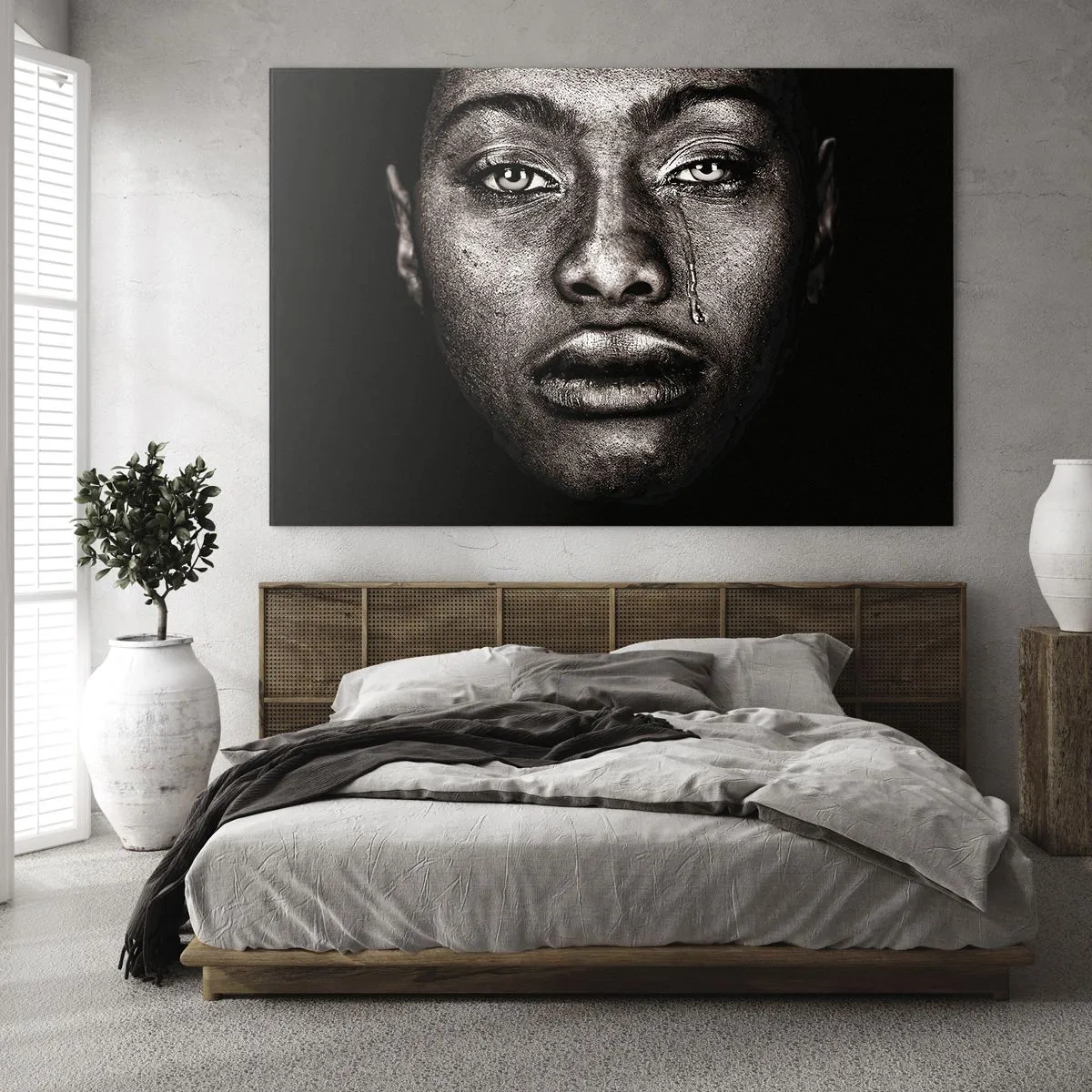 Glass picture - One Tear - 100x70 cm