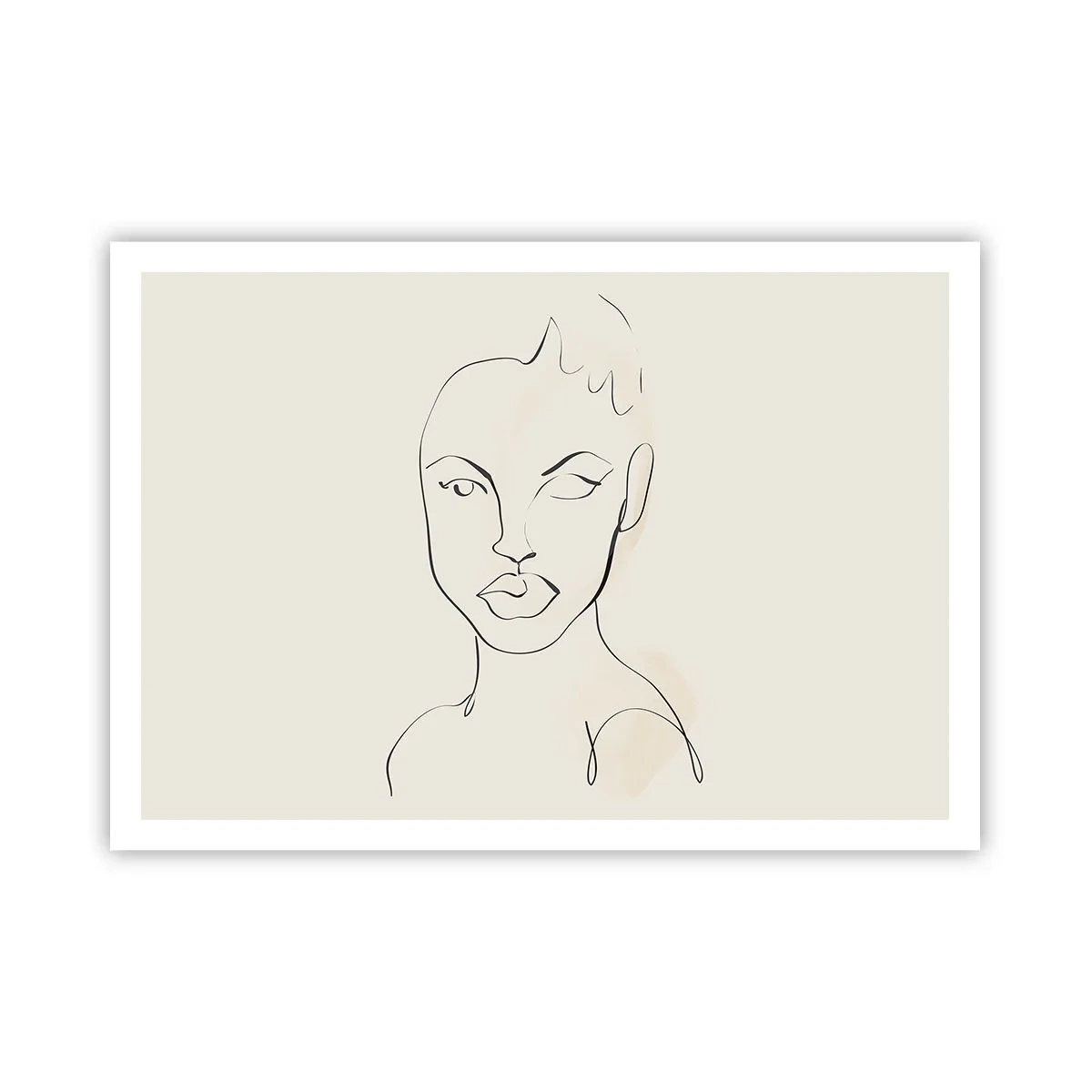 Poster - Outline of Sensuality - 100x70 cm