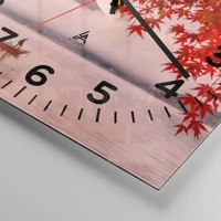 Clock face with numbers