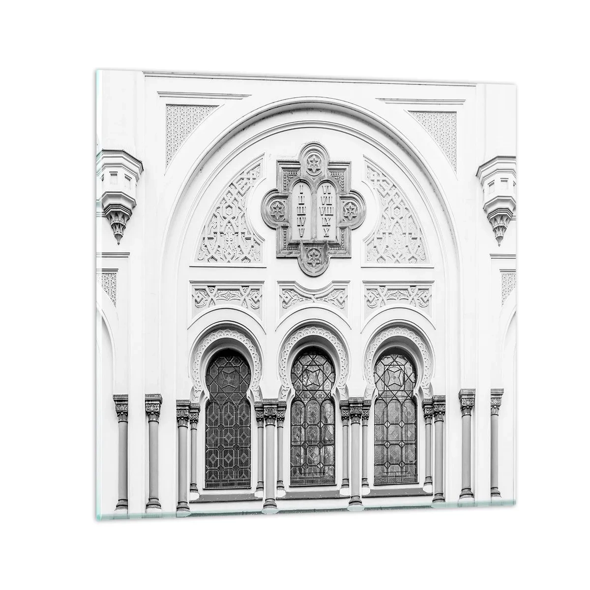 Glass picture - At the Crossroads of Cultures - 40x40 cm