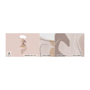 Photo Wallpaper Sample Premium Canvas - Being a Lady - Graphics, Woman, Woman In A Hat - 100x30 cm