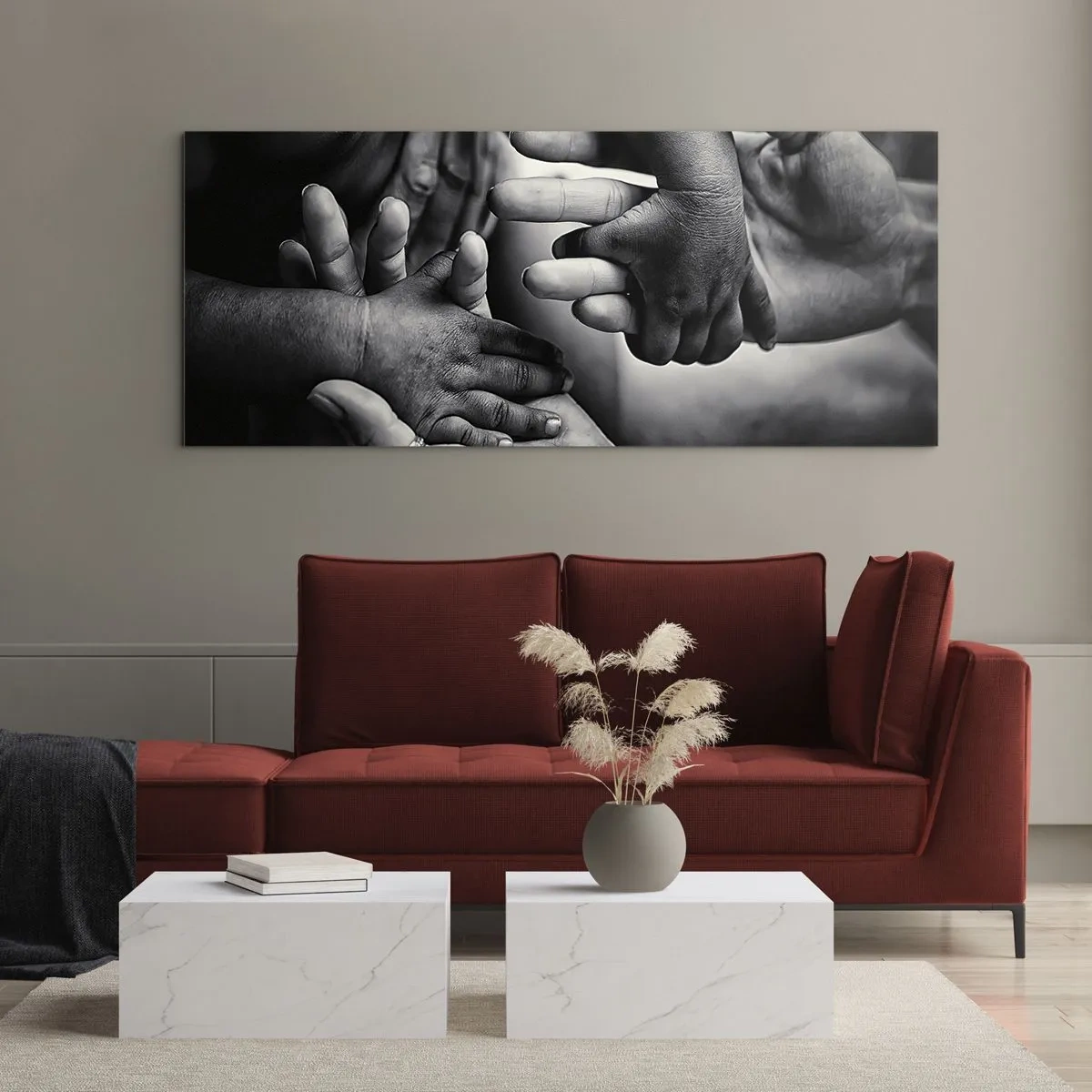 Glass picture - To be a Man - 120x50 cm