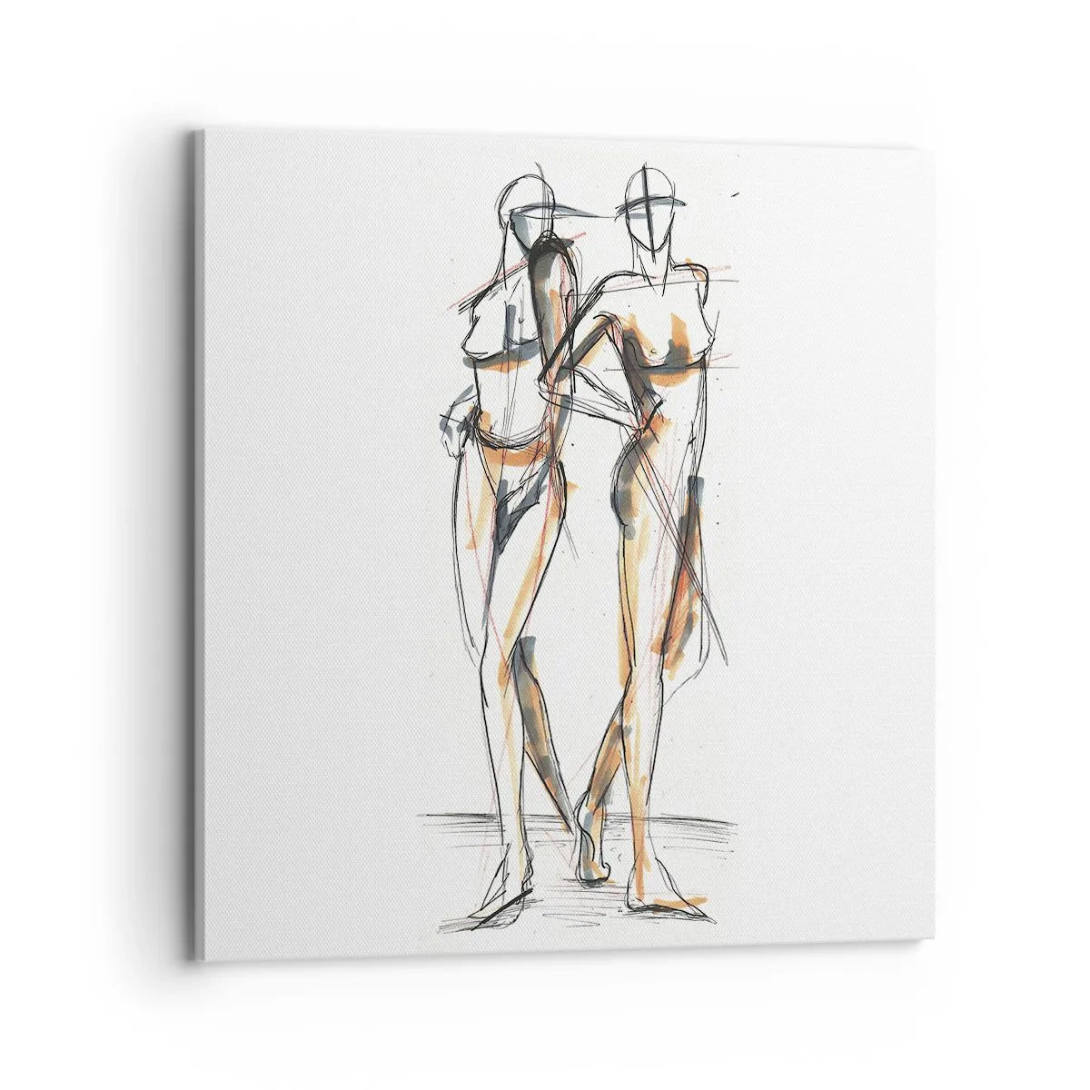 Canvas picture - Study of Grace - 70x70 cm