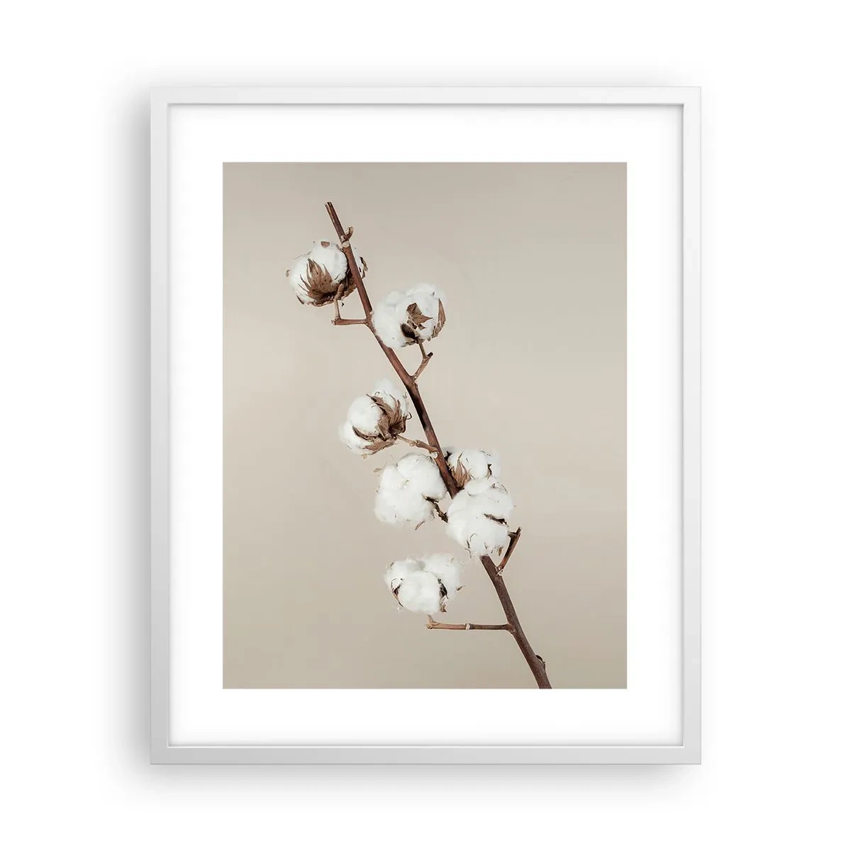 Poster in white frmae - At the Heart of Softness - 40x50 cm