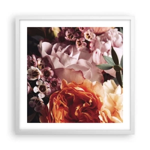 Poster in white frmae - Wrapped by Beauty - 50x50 cm