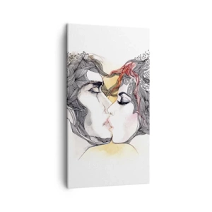 Canvas picture - World Does Not Exist - 45x80 cm