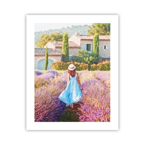 Poster - Lavender Girl - 40x50 cm