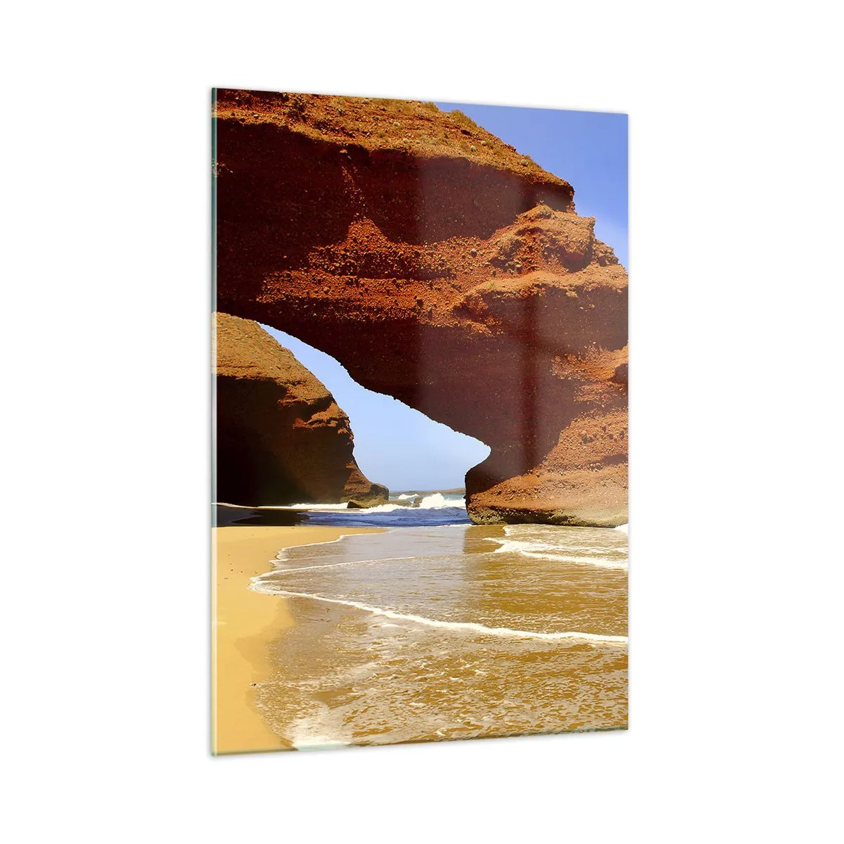 Glass picture - Water and Wind through Thousands of Years - 50x70 cm