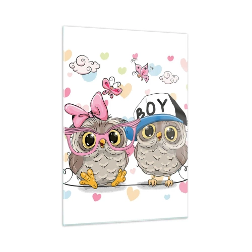 Glass picture - Let's Keep in Love! - 50x70 cm